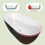 59'' x 30'' Freestanding Soaking Acrylic Bathtub