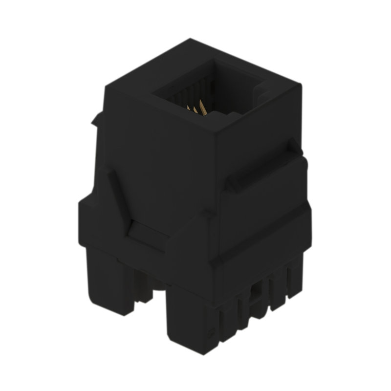 On-q Rj25 Keystone Insert, noir