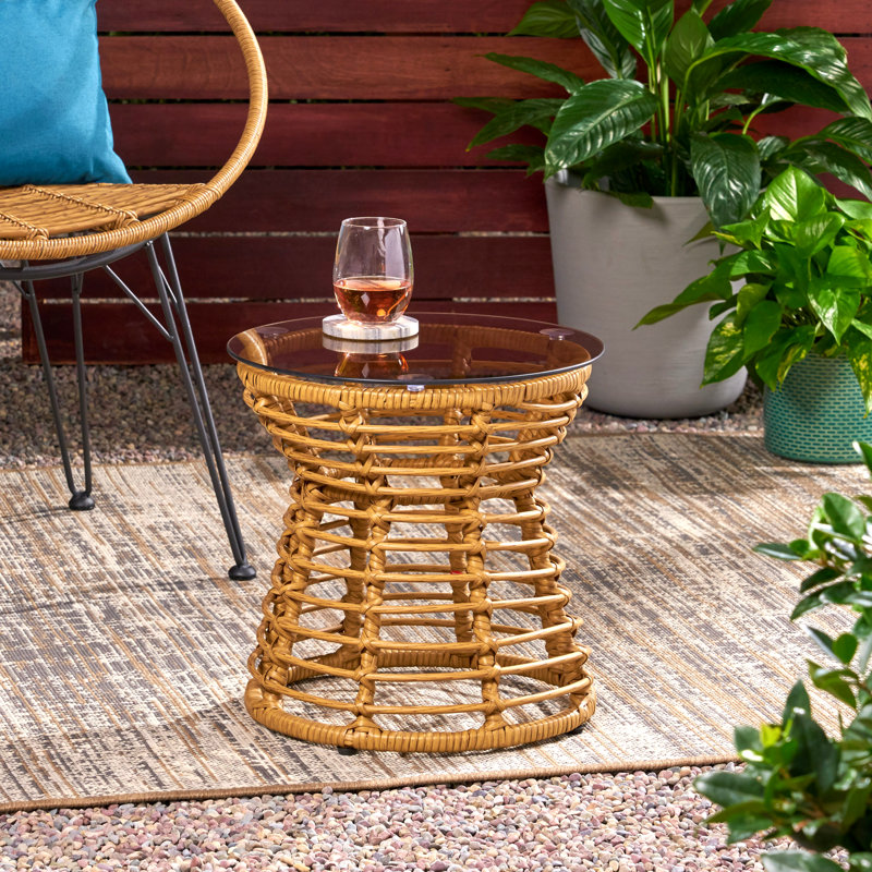 Table de bout Richfield, Brun