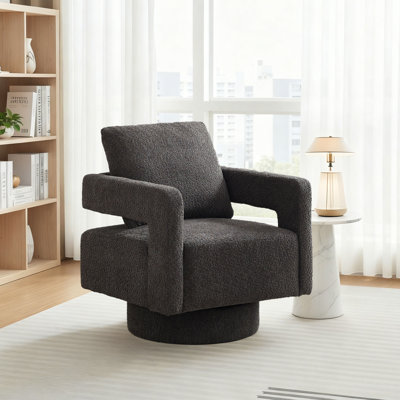 Fauteuil d'appoint rembourré Boucle