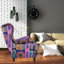 Callison Velvet Wingback Chair