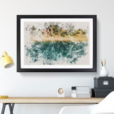 The Fishing Boat Watercolour - Picture Frame Graphic Art