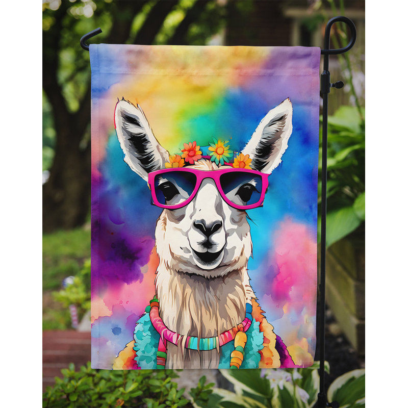 Drapeau de jardin hippie