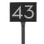 Floating 1-Line Lawn Address Sign-669038235-659383323-669034564
