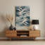 Paysage abstrait 37, art mural gris en métal-245752474