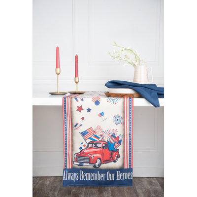 D'Moksha Homes 4Th July Print Table