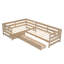 Lit plateforme en L avec tiroirs-162252922