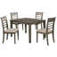 Ensemble de salle à manger, ensemble de table de salle à manger, ensemble de salle à manger, table et chaises de cuisine Tallia