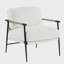 Chaise longue de loisirs en velours noir-1739656675
