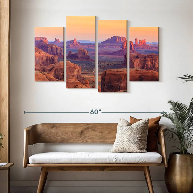 Paysage d'Alvord Monument Valley, H 32 po x l 52 po