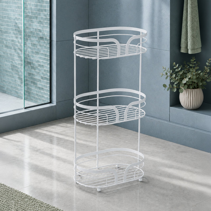 Dante Bathroom Storage, White