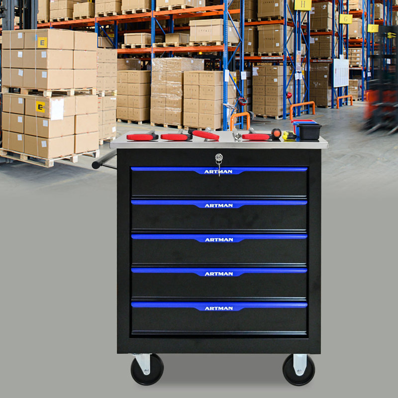 Chariot à outils multifonctionnel avec roues
