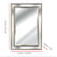 Miroir mural doré-675363315