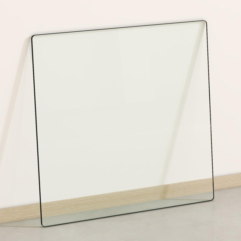 Separate Glass Table Top, 20" H x 20" W x 0.23" D