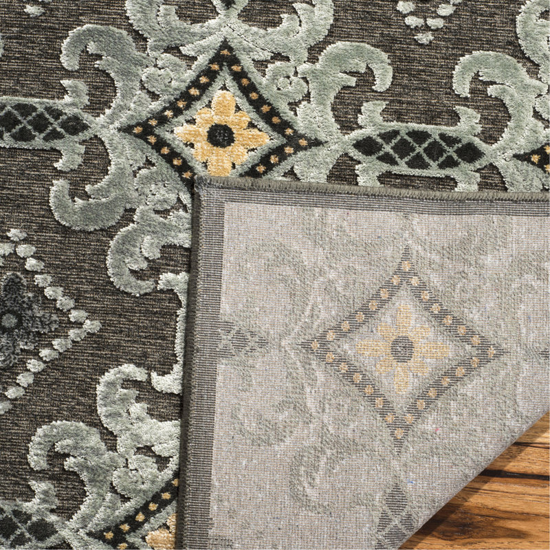 Martha Stewart Viscose Ikat Rug, Rectangle 3'3" x 5'3"