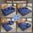 Convertible floor Compression Sofa bed with fixed frame-1023779885