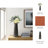 Ceramic Vase With Textured Two-Tone Design-1312443585
