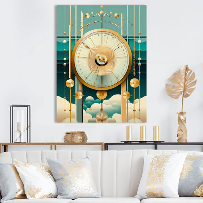 Impression sur toile, "Timelessness future géométrie"