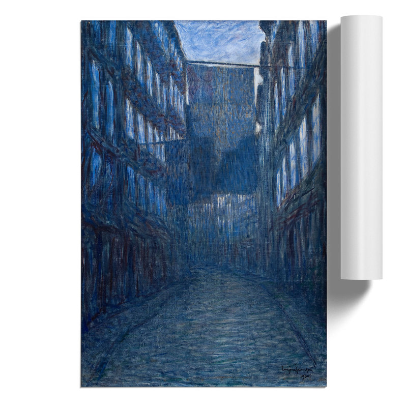 Street Scene in Osterlanggatan by Eugene Jansson - Frameless Print, 59cm H x 42cm W x 0.1cm D