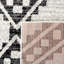 Burch Geometric Ivory/Black Area Rug-252893617