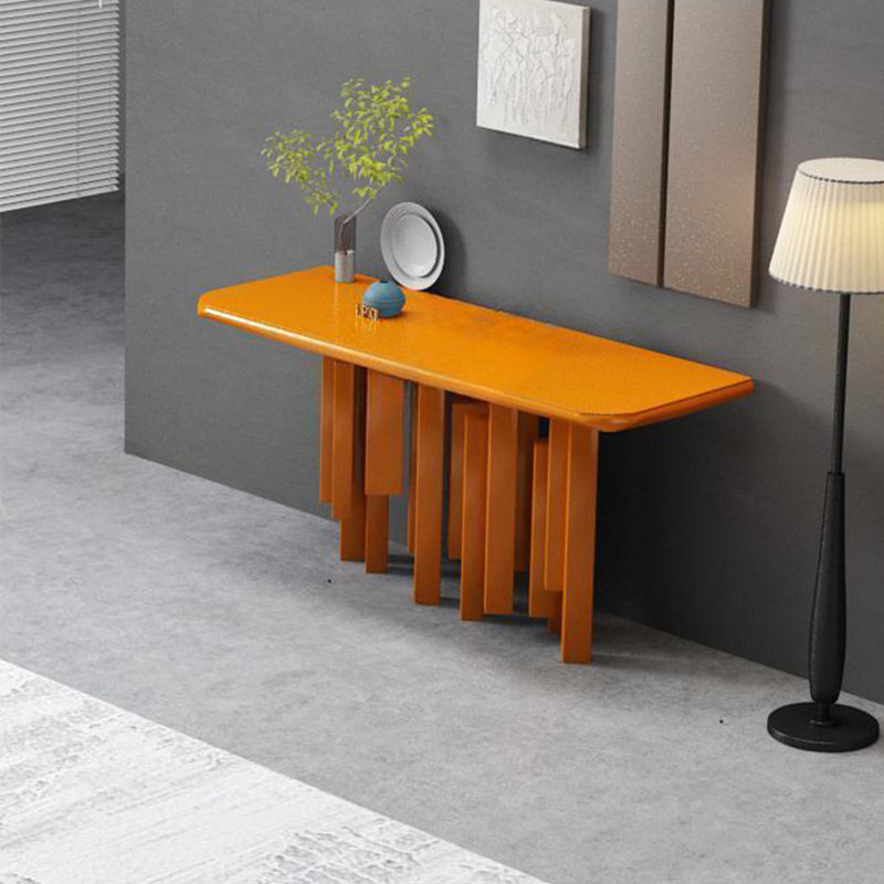 Console Modern Minimalist Art, H 35,43 po x l 62,99 po x P 15,75 po, Orange