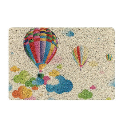 Tapis de porte beige antidérapant et durable