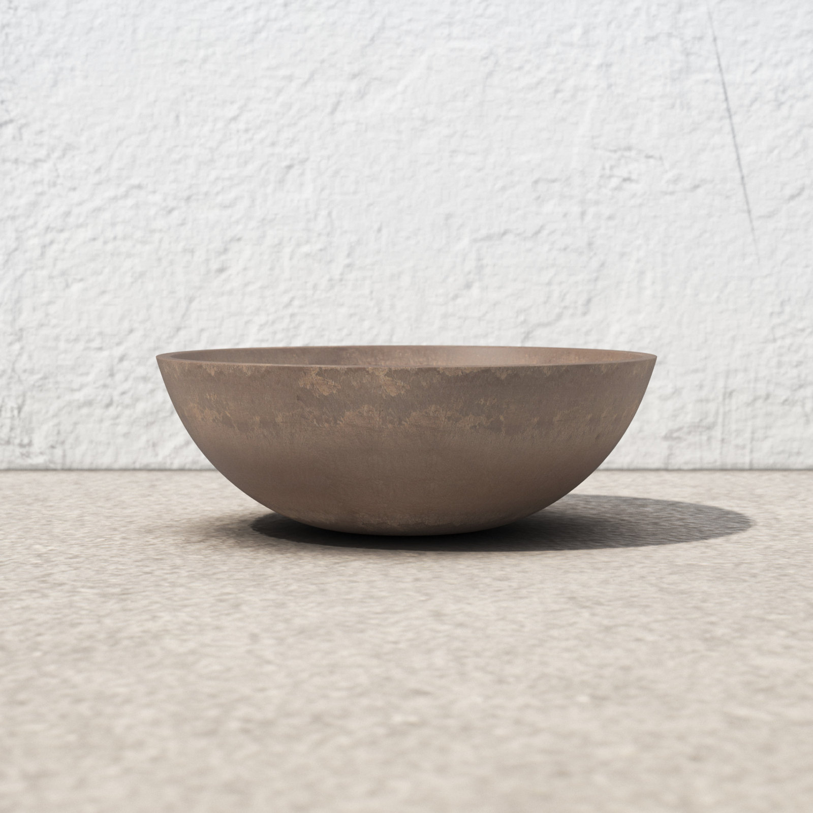 Haven Pot Planter, Taupe, 3.5" H x 10" W x 10" D