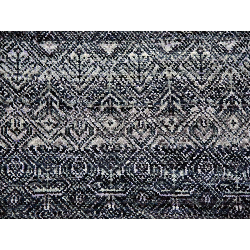 Tapis gris en laine noué à la main 8 pi x 10 pi 1 po 8 pi x 10 pi 1 po Kohinoor Herat