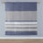 Twin Bedding With Striped Comforter And Sheets - Blue & Grey Pillow