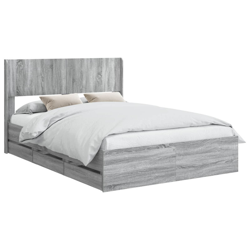 Bed, Super King (6'), Grey Sonoma