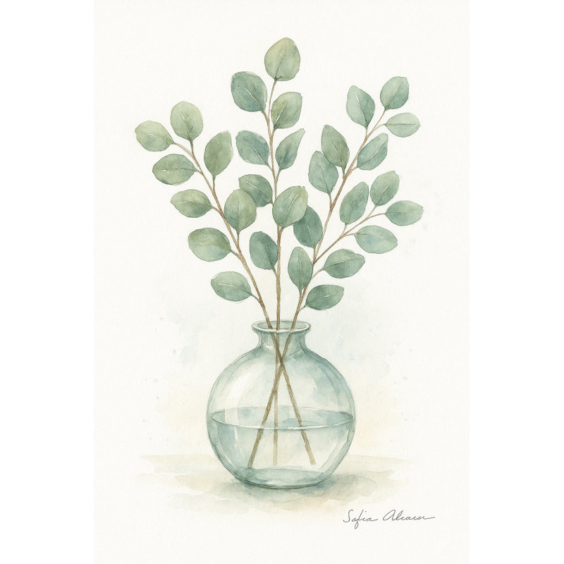 Eucalyptus Calm - Botanical Canvas Wall Art