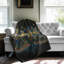 Mystic Moth Sonata - couverture sherpa 1 pièce de qualité supérieure - reproduction d'art luxueuse-97398492