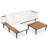 Luxury Patio Furniture Set with Removable Cushions and Coffee Table-796066862