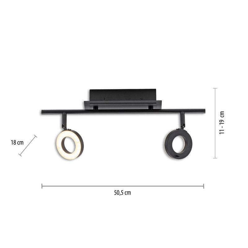 Minsa LED Semi Flush Mount