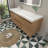 Single Bathroom Vanity with Acrylic Top-1346726232