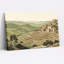 «Adobe Village», art mural sur toile, terrasses en pente-627716990
