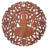  Handmade Vitarka Sage Wood Relief Panel