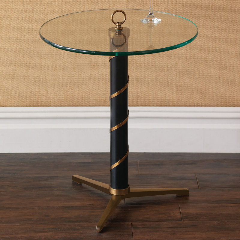 Wilmette Glass End Table