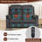 Loveseat Recliner Sofa With Heat And Massage,pockets, Infinite Position For Living Room