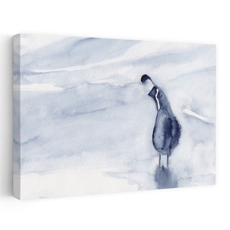 Art contemporain, oiseau contemporain Peaceful, H 24 po x l 36 po