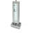 Modern Unique Glass Bubble Column LED Lamp With Clean Rectangular Shade For Ambient Glow And Chrome Accent-626116846-626116841