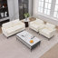Chaises d'appoint Comfort Comfort en cuir, siège compact et moderne de 55,91 po