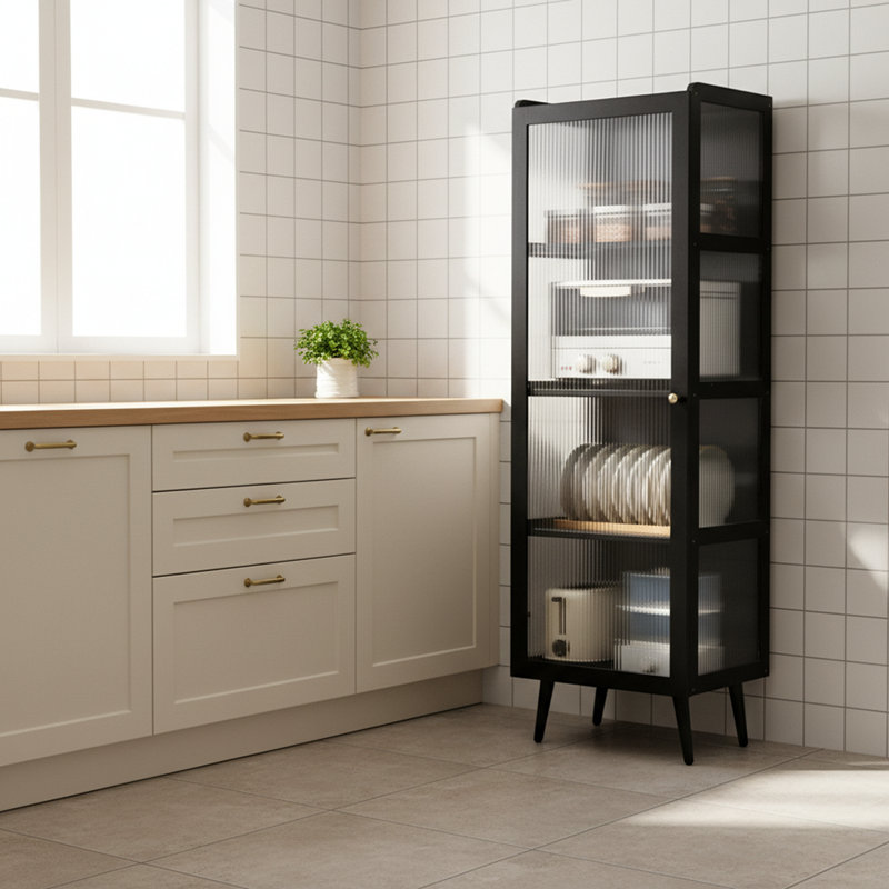 Iron Rectangle Accent Cabinet
