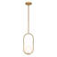 Ensemble de 2 luminaires suspendus ovales dorés en verre opale - hauteur réglable câblé pour îlot de cuisine, salle à manger, chambre à coucher-942343621-941867249
