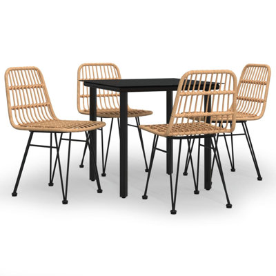 Baldvina Square 31.5" Long Dining Set by Bayou Breeze