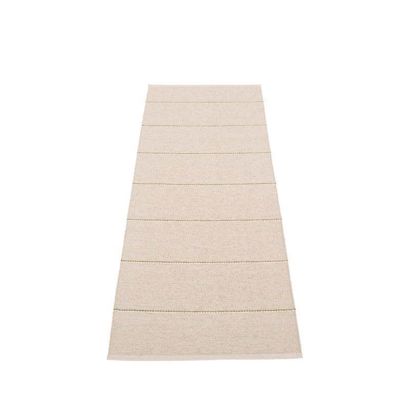 Rug TOM Leaf 2.25 X 4 Ft, Linen, Runner 2'3" x 7'4"