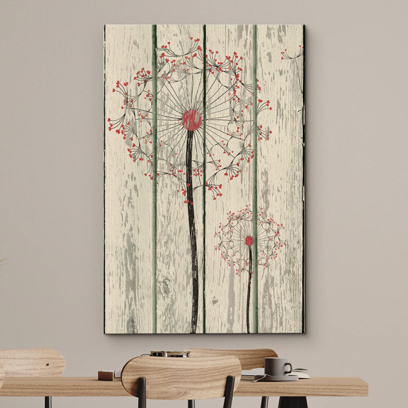 Pissenlit «A Skull Face And Flowers Horror Gothic Moody Dark Art Modern Art Work Decor», H 18 po x l 12 po
