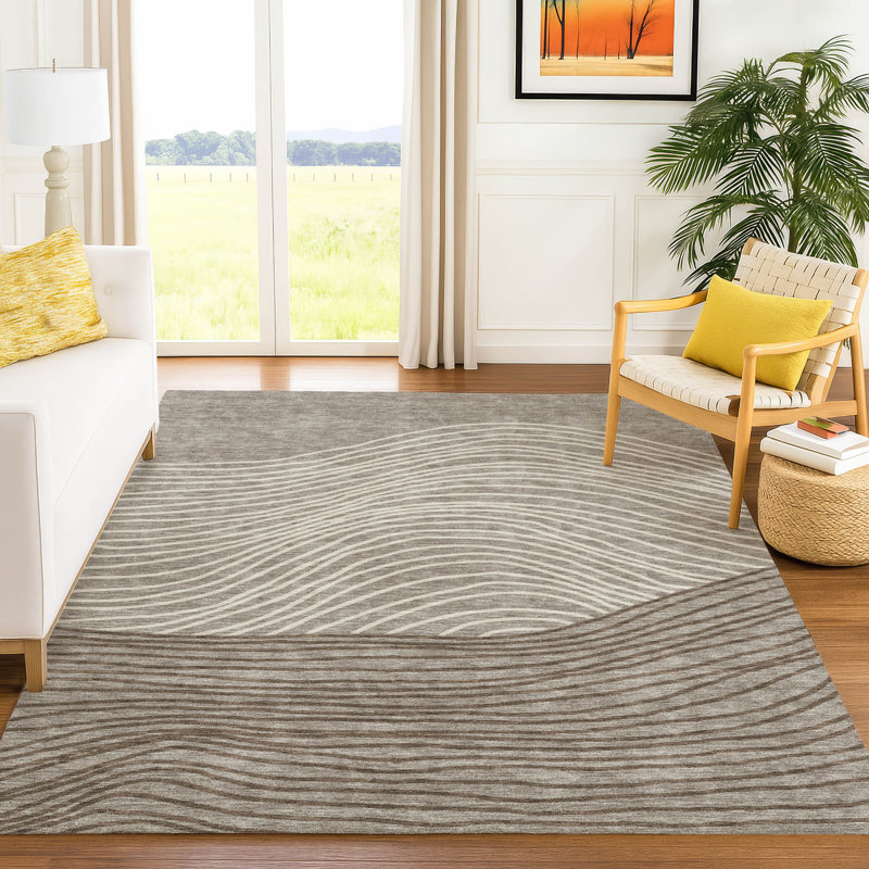 Tapis intérieur / extérieur lavable à la machine Adalaide ACN2350, Rectangle 10 pi x 14 pi