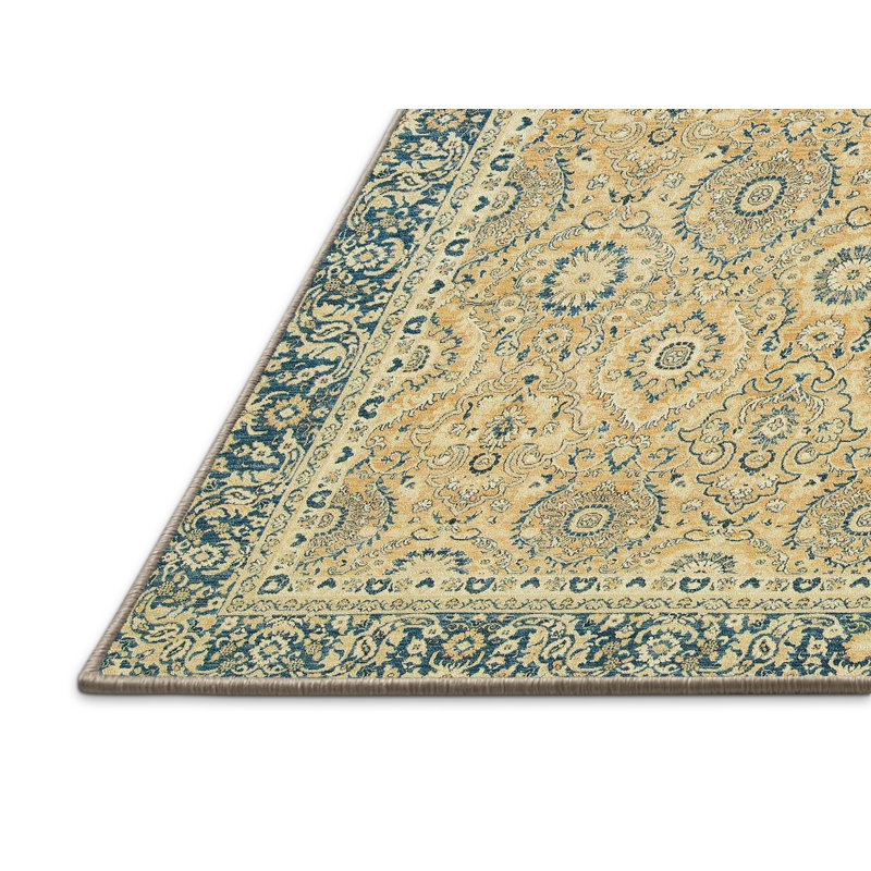 Tapis décoratif multicolore à motif abstrait, Tapis de couloir 2 pi x 5 pi