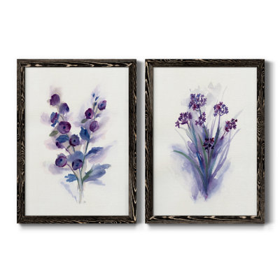 «Pretty in Purple I», ensemble de 2 reproductions d'art
